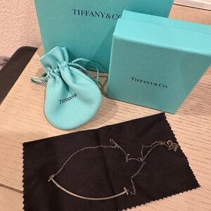 Tiffany T Smile Necklace Large